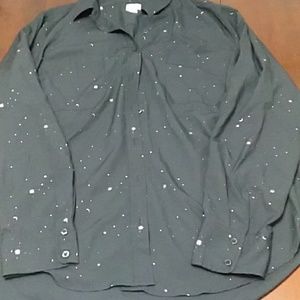 Star and Moon Button Down